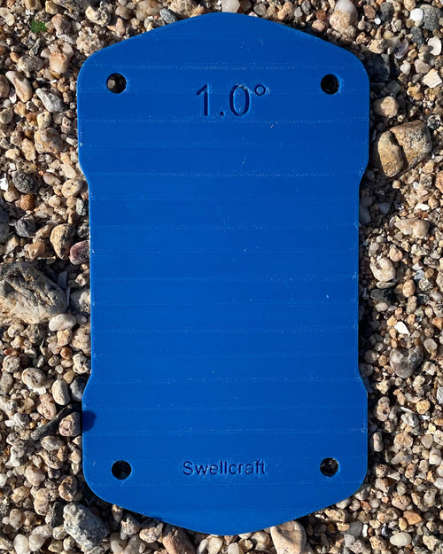 Cale de rake compatible Sabfoil carbon en PETG noir pour surf foil