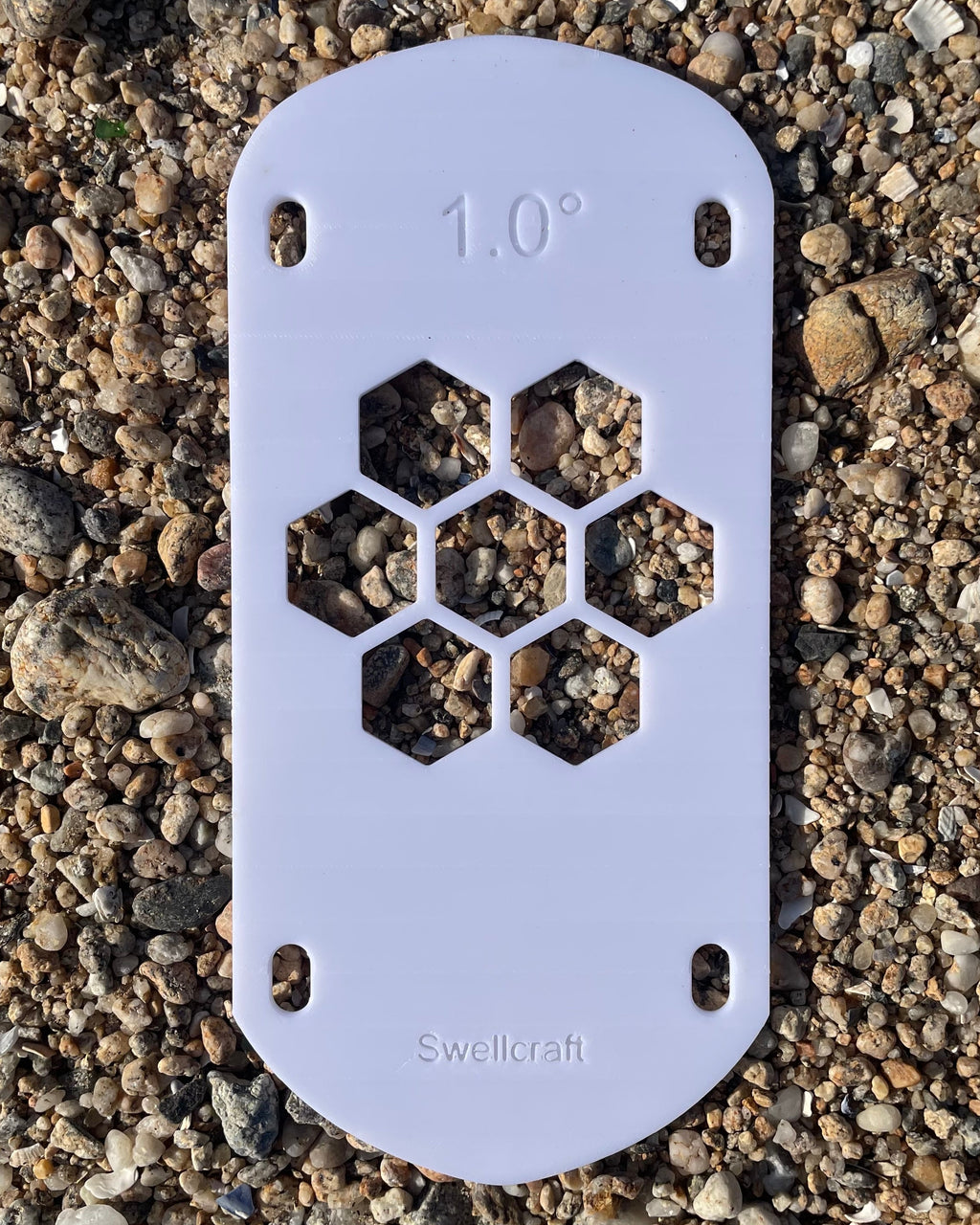 Cale de rake compatible Takoon carbon en PETG noir, fabriquée en France