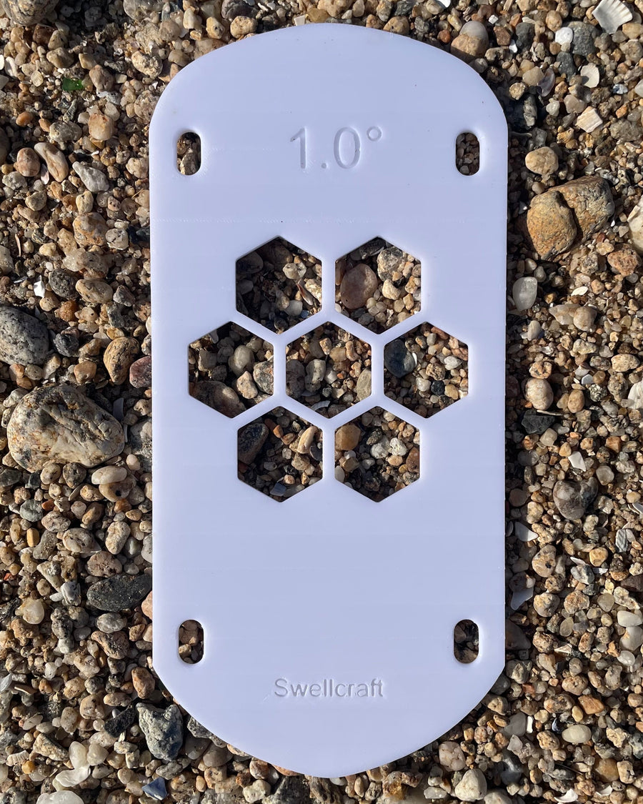 Cale de rake compatible Takoon carbon en PETG noir, fabriquée en France