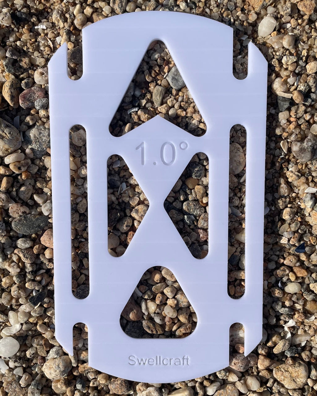 Pack de 3 cales de rake pour foil en PETG noir, angles au choix, fabriqué en France