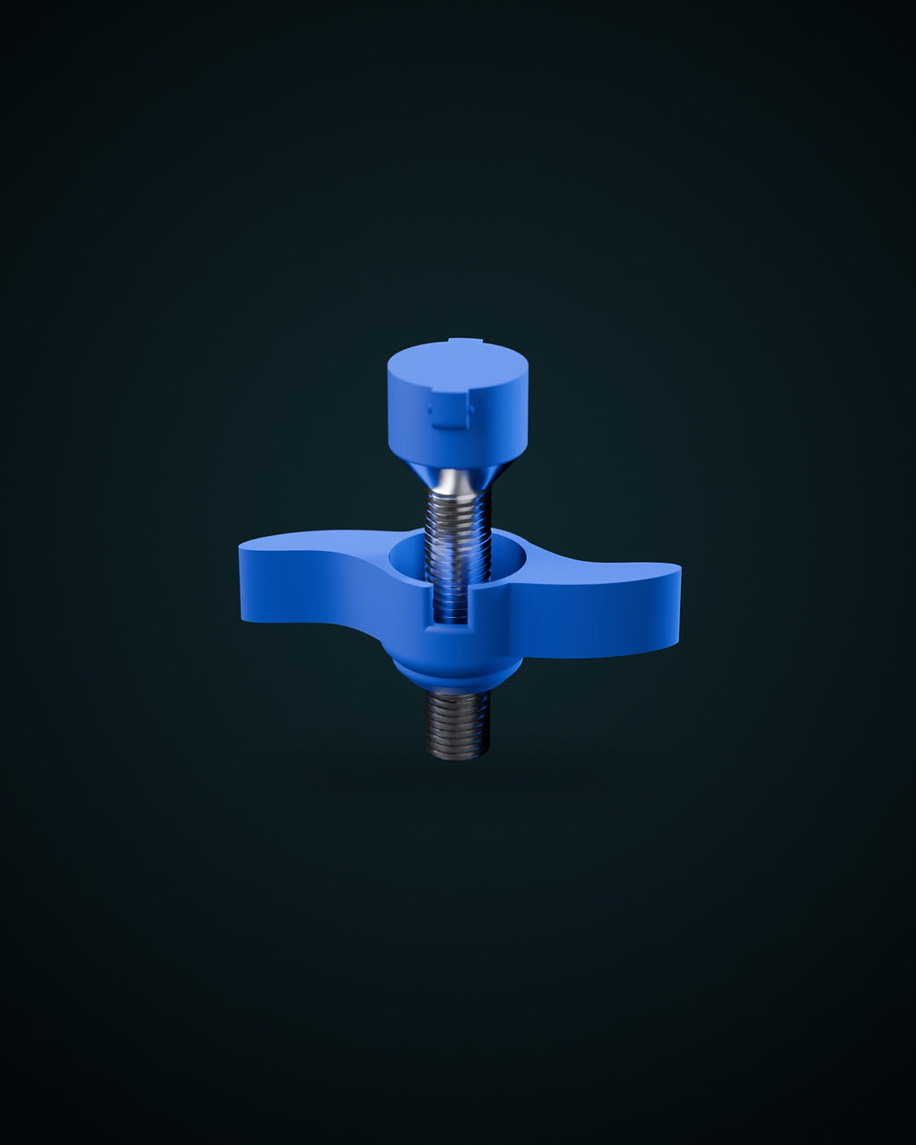 Clipsage de l'adaptateur M8 version courte sur la vis