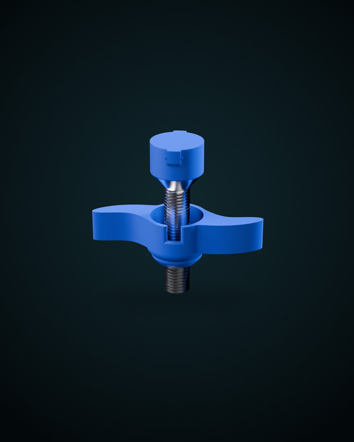 Clipsage de l'adaptateur M8 version courte sur la vis